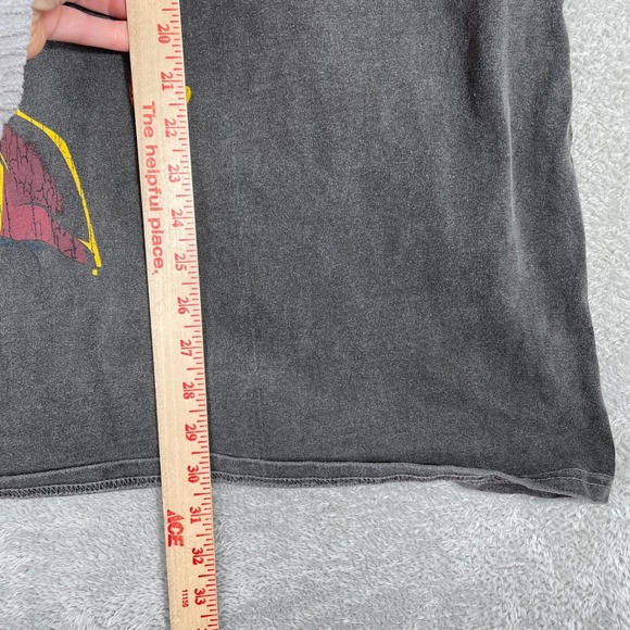 Scooby Doo Shirt Mens XL Black Faded Double Sided Goat Crew Cartoon Network - Picture 5 of 7